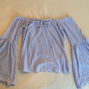 american eagle off the shoulder top